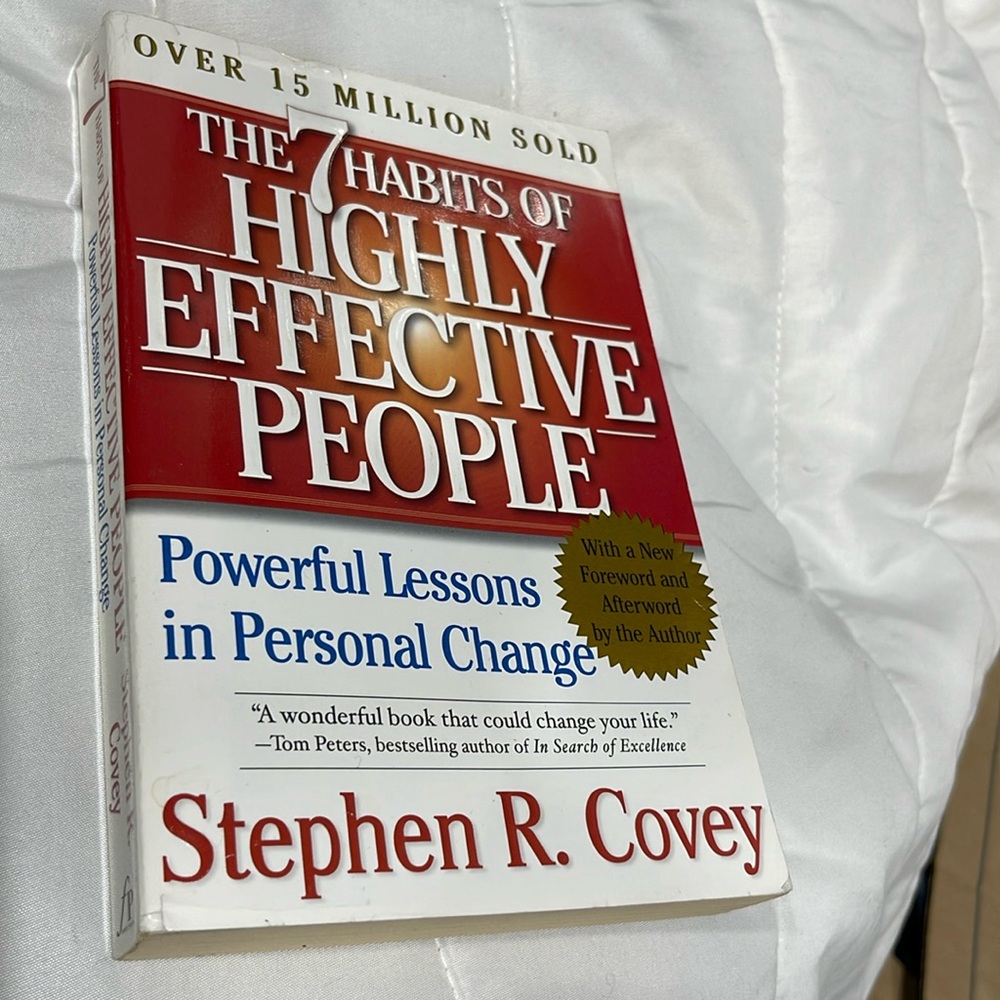 Autographed book. The 7 Habits of Highly Effective People, Stephen R. Covey